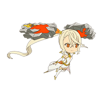 「テイルズオブリンク」アリーシャのgif画像