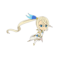 「テイルズオブリンク」アリーシャのgif画像