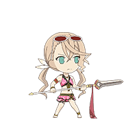 「テイルズオブリンク」アリーシャのgif画像