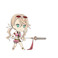 「テイルズオブリンク」アリーシャのgif画像