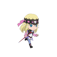 「テイルズオブリンク」アーリアのgif画像