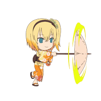 「テイルズオブリンク」エドナのgif画像