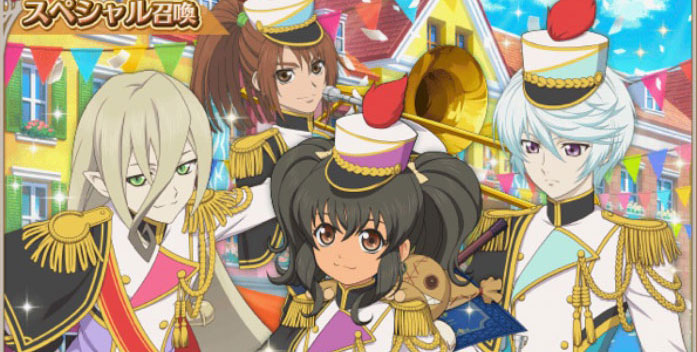 【アスタリア】マーチングバンド衣装のマギルゥ、ミクリオ、アニス、ティルキスがスペシャル召喚に登場!!